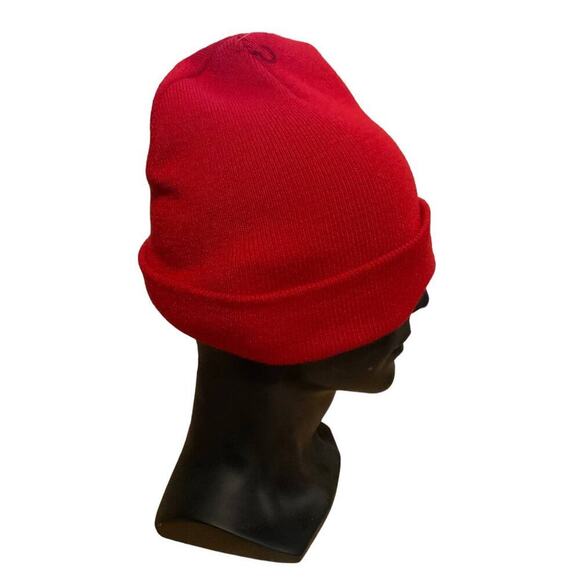 Yea.Nice Premium Beanie Logo Cuffed Flat Knit Warm Winter Hat - Picture 4 of 9